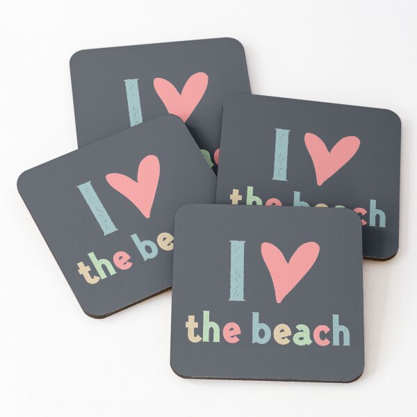 Item preview, I Heart the Beach designed and sold by SharksOnShore.