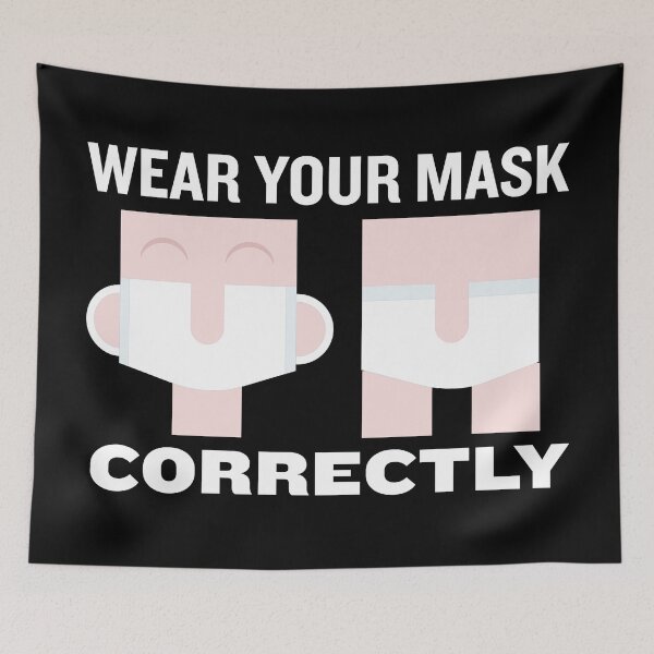 Item preview, Wear Your Mask Correctly designed and sold by ijoshtherefore.