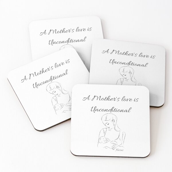 Item preview, 'A Mother's love is unconditional' affirmation designed and sold by Jennifer Morcom.