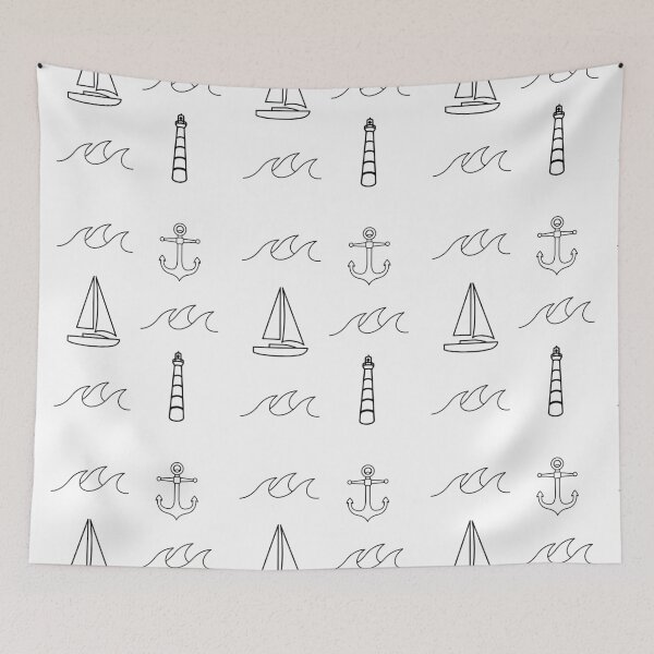 Item preview, Sea themed pattern designed and sold by ACoolDuck.