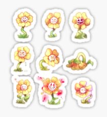 Undertale Flowey Stickers Sticker