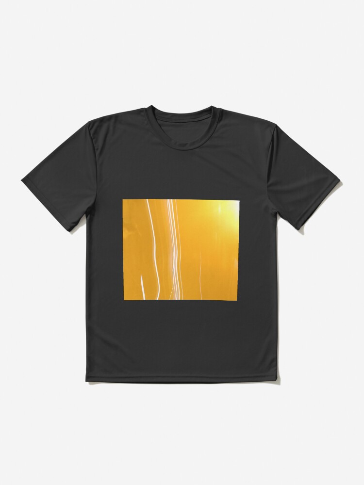 Alternate view of Abstract Yellow Active T-Shirt