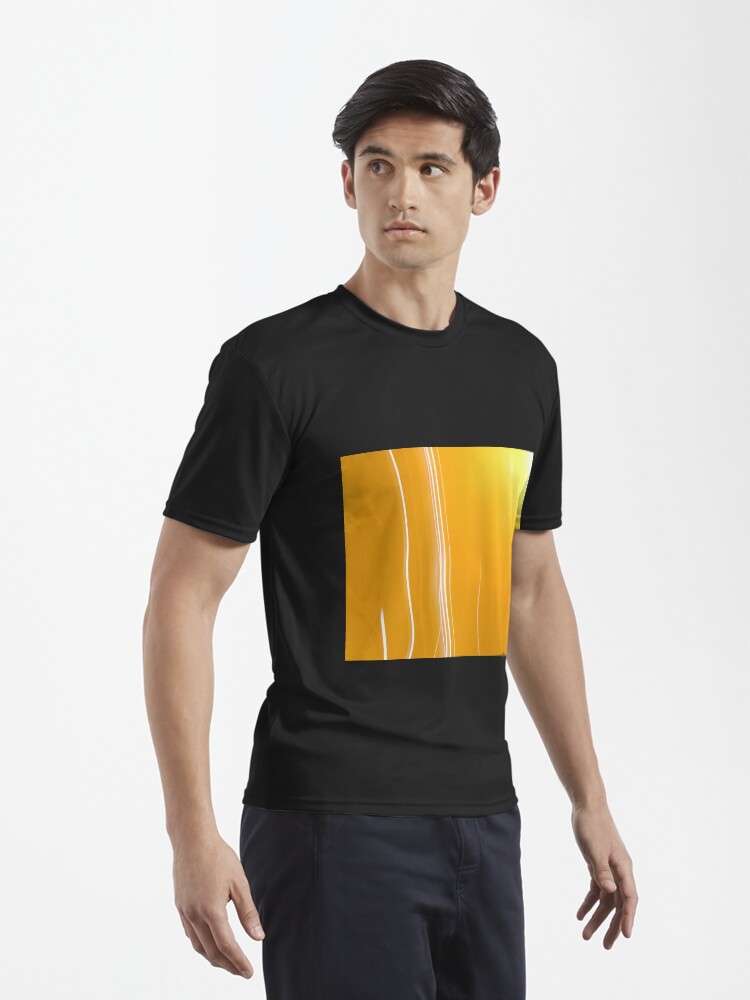 Alternate view of Abstract Yellow Active T-Shirt