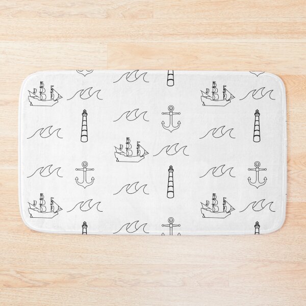 Item preview, Sea themed pattern #2 designed and sold by ACoolDuck.