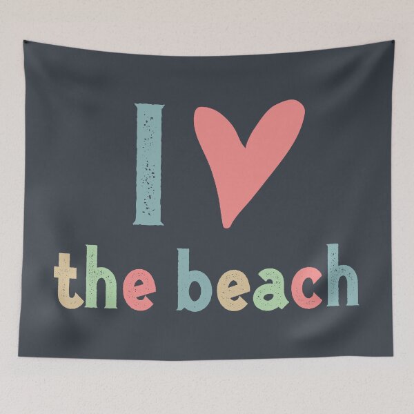 Item preview, I Heart the Beach designed and sold by SharksOnShore.