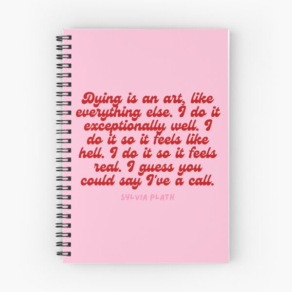 Item preview, Dying is an art- Aesthetic Sylvia Plath quote retro designed and sold by Faeblehoarder.