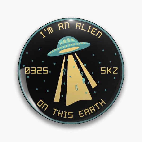 Item preview, SKZ Han Jisung ALIEN Cute Retro Lyrics  designed and sold by SugarSaint.