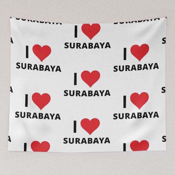 Item preview, I Love Surabaya (light) designed and sold by mugify.