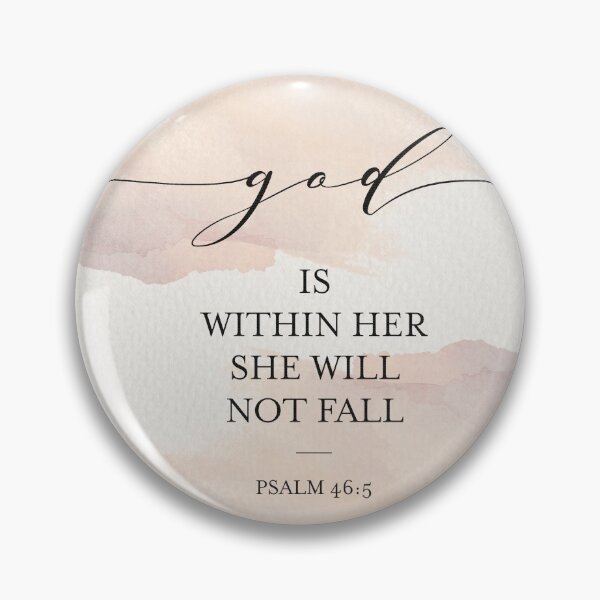 Item preview, God is within her she will not fall. Psalm 46:5 designed and sold by Logic72.