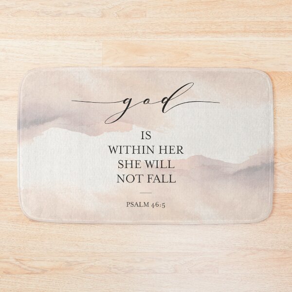 Item preview, God is within her she will not fall. Psalm 46:5 designed and sold by Logic72.