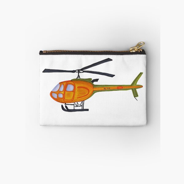Artikelvorschau, Transport, Helikopter, orange, gelb, grün, Himmel, Zeichnung, Copic, Bebicervin entworfen und verkauft von BebiCervin.