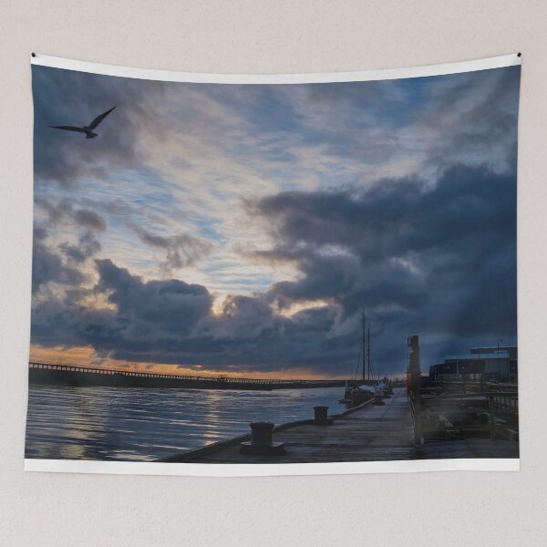 Artikelvorschau, Wintersonnenaufgang auf dem Fluss Blyth in Northumberland entworfen und verkauft von Violaman.