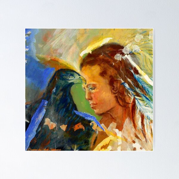 Item preview, Eagle with girl designed and sold by Aaaki.