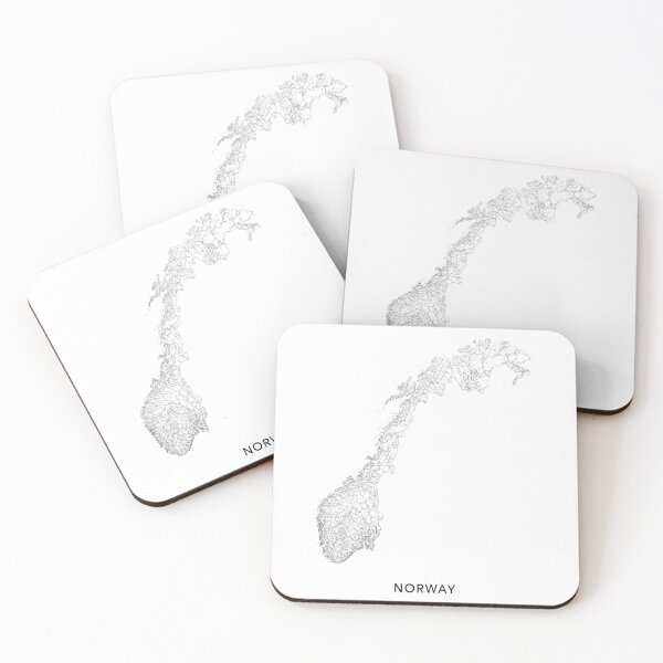 Item preview, Norway Map, Art Print By LandSartprints designed and sold by LandSartprints.