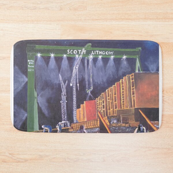Item preview, Port Glasgow, Nightshift at the Yards designed and sold by CrossanArt.