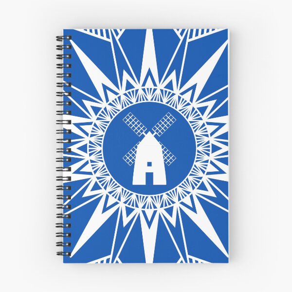 Item preview, Windmill Blue designed and sold by ImpPrintsArt.