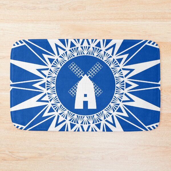 Item preview, Windmill Blue designed and sold by ImpPrintsArt.