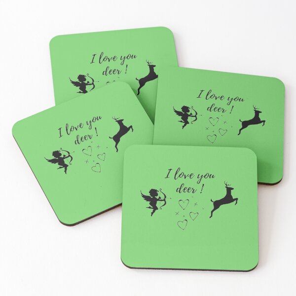 Item preview, Happy Valentine's day deer !!!!   I love you deer!  cupid loves deer too !! deer hunting! designed and sold by Byoudesigns.