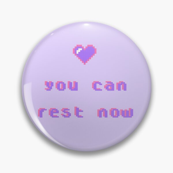 Item preview, You can rest now - pixel art quotes  designed and sold by Tergels.