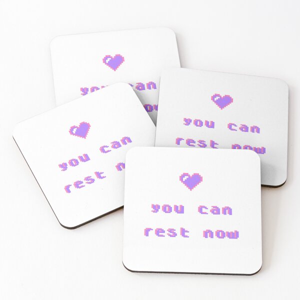 Item preview, You can rest now - pixel art quotes  designed and sold by Tergels.