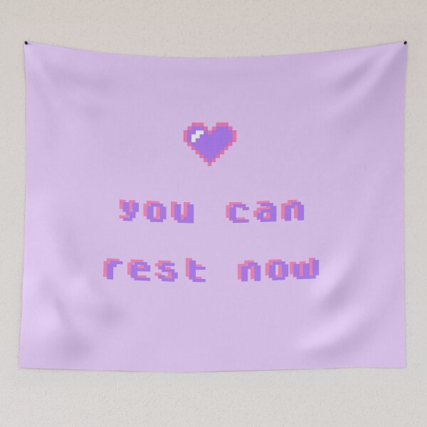 Item preview, You can rest now - pixel art quotes  designed and sold by Tergels.