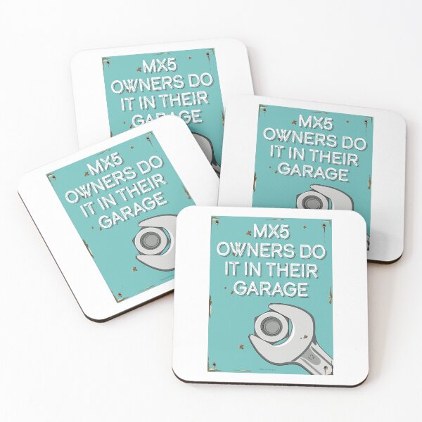 Item preview, MX5 Owners do it in the Garage Tin Sign designed and sold by MarkDDesigns.
