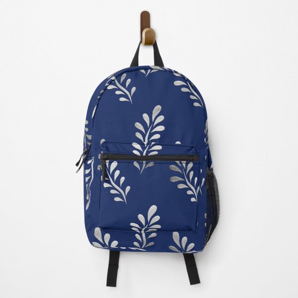 Item preview, Navy Blue & Leaves  designed and sold by Wahbastore.