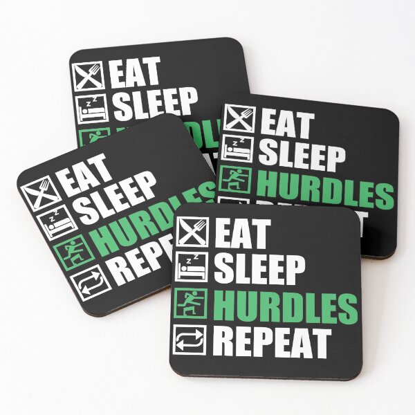 Item preview, Eat Sleep Hurdles Repeat designed and sold by stuff-n-stuff.