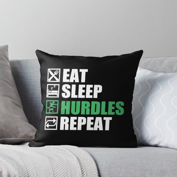 Item preview, Eat Sleep Hurdles Repeat designed and sold by stuff-n-stuff.