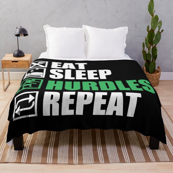 Item preview, Eat Sleep Hurdles Repeat designed and sold by stuff-n-stuff.
