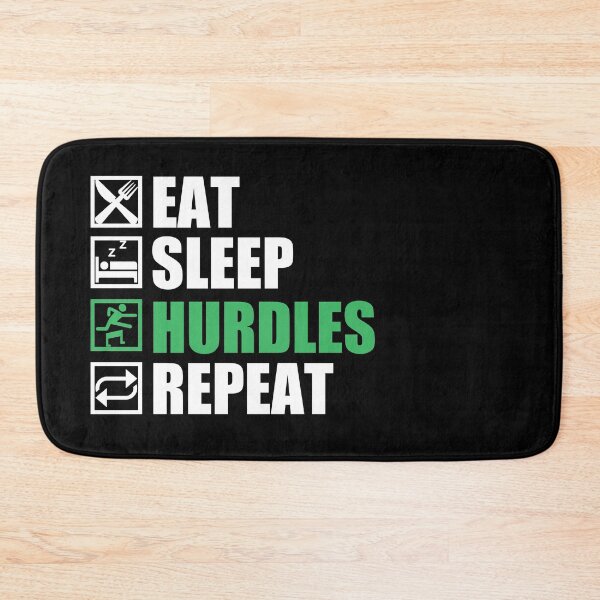 Item preview, Eat Sleep Hurdles Repeat designed and sold by stuff-n-stuff.