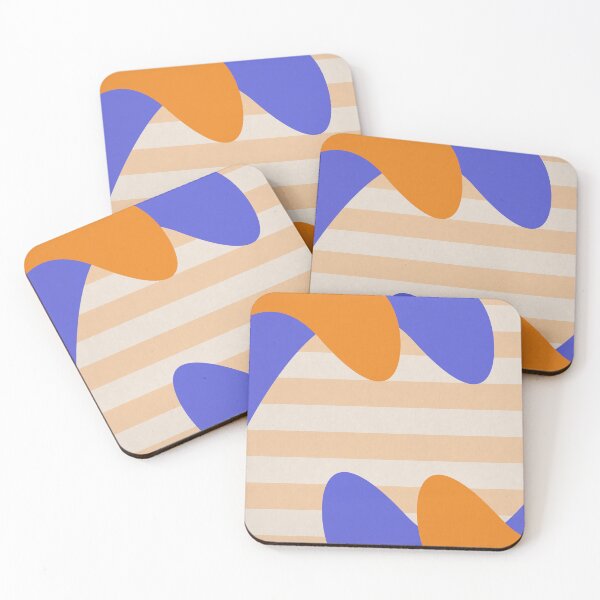 Item preview, Retro Pattern in Blue and Orange Design 529 designed and sold by Artnigel.