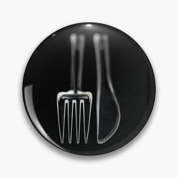 Item preview, Clear Plastic Knife and Fork designed and sold by Richard Nixon.