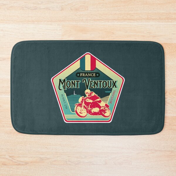 Item preview, Mont Ventoux Retro Motorcycle T-Shirt + Sticker designed and sold by ROADTROOPER.