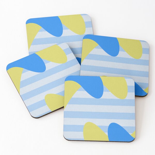 Item preview, Retro Pattern in Blue and Yellow Design 530 designed and sold by Artnigel.