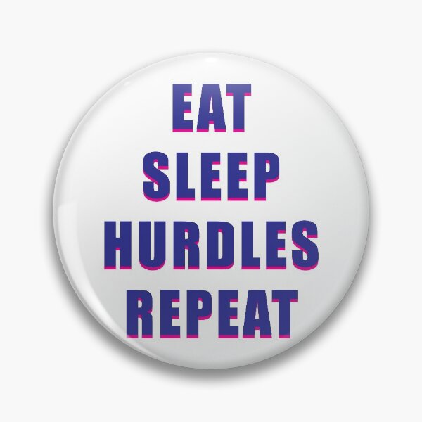 Item preview, Eat Sleep Hurdles Repeat designed and sold by Skelbunny.