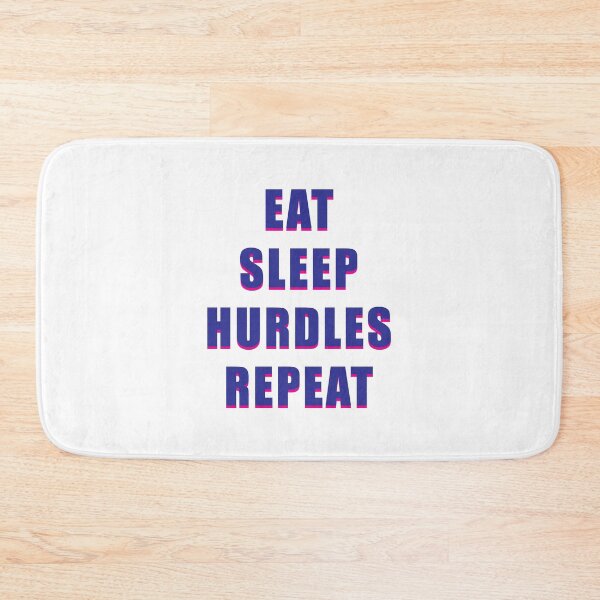 Item preview, Eat Sleep Hurdles Repeat designed and sold by Skelbunny.