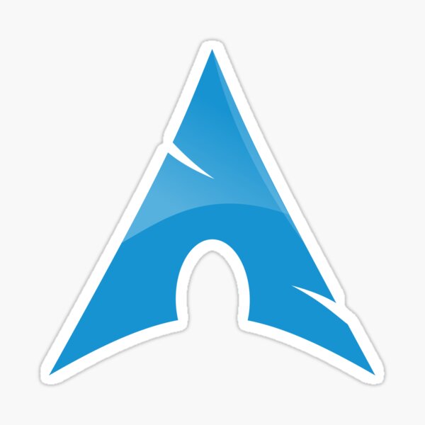 Arch Linux Stickers Redbubble