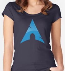 Arch Linux Logo Women's Fitted Scoop T-Shirt