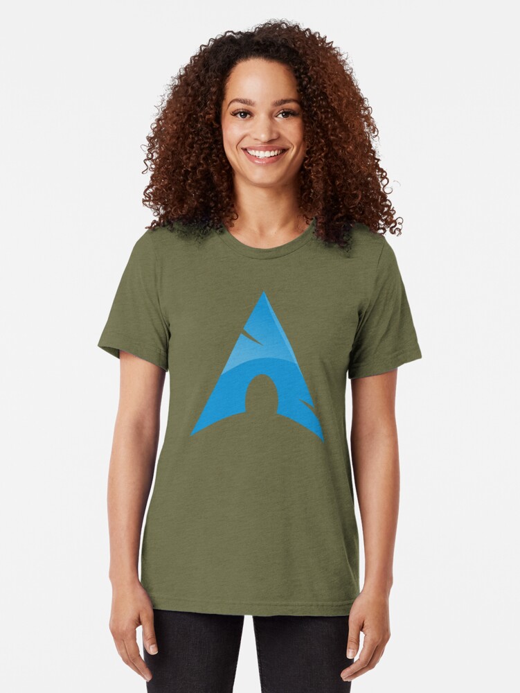 Arch Linux Logo T Shirt By Gnulinux Redbubble