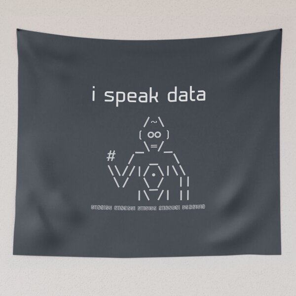 Item preview, i speak data designed and sold by PrairieGrouse.