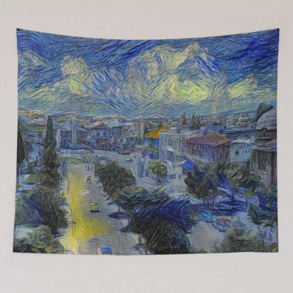 Item preview, Al Quwatli St. of Homs - Starrynight designed and sold by Homsalgia.