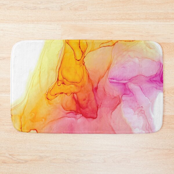 Item preview, Orange Pink Yellow Modern Abstract 131 Painting by Herzart designed and sold by herzart.
