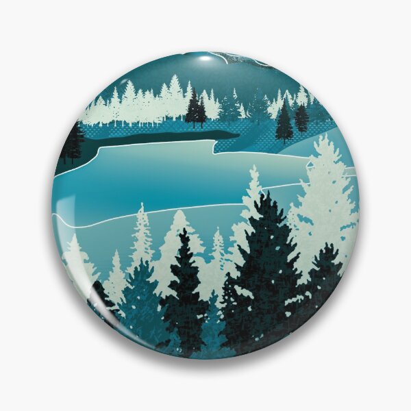 Item preview, Yellow sun and blue mountains designed and sold by Catherine  Milchard.