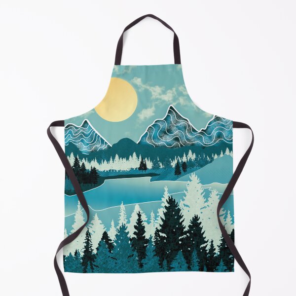 Item preview, Yellow sun and blue mountains designed and sold by Catherine Milchard.