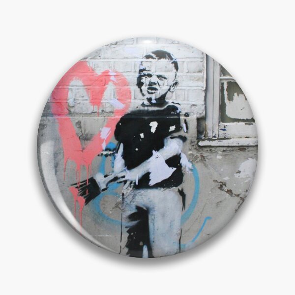 Item preview, Heart Boy - Banksy - Original Mural designed and sold by WE-ARE-BANKSY.