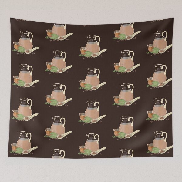 Item preview, Jug of Masala Chai Tea And Cup designed and sold by Alicia Chee.