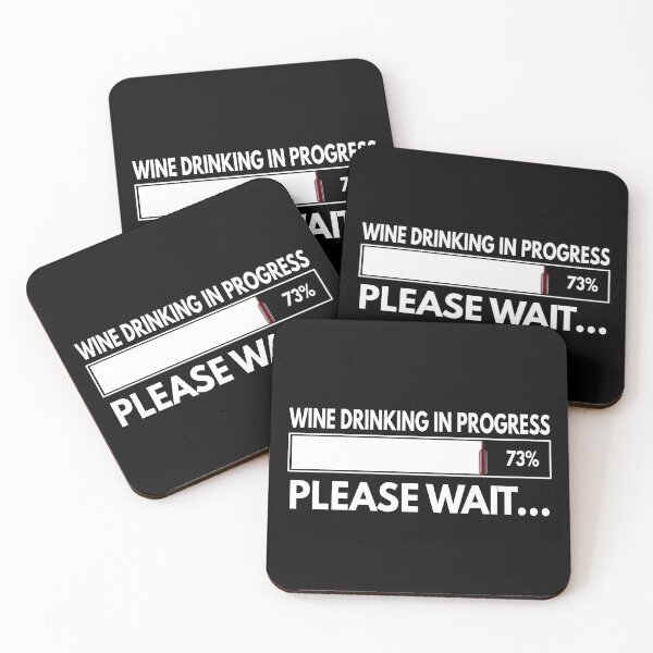 Item preview, Wine Drinking In Progress designed and sold by MoonsmileProd.