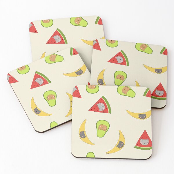 Item preview, Cats in banana, avocado, watermelon. designed and sold by IrinaOstapenko.