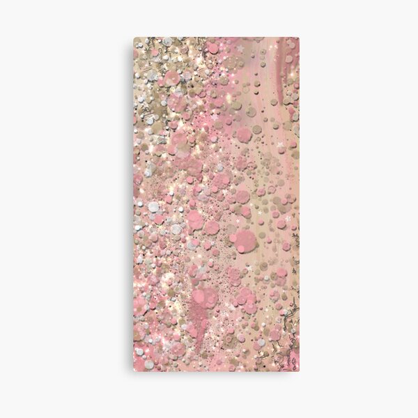 Abstract Painting 013021.1, Blush Pink Canvas Print